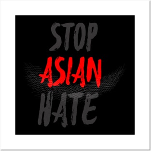 stop asian hate new design Posters and Art